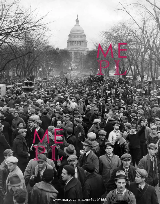 : Global economic crisis: Unemployed demonstrators : Global economic crisis: Unemployed demonstrators