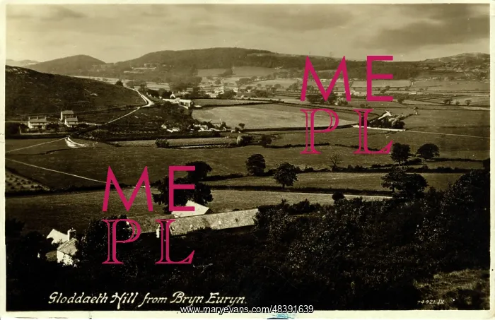 : Gloddaeth Hill from Bryn Euryn, Conwy : Gloddaeth Hill from Bryn Euryn, Conwy