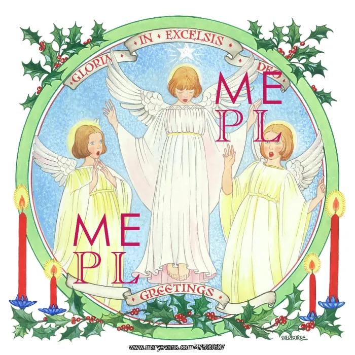 : Gloria in Excelsis Deo - Three Singing Angels : Gloria in Excelsis Deo - Three Singing Angels