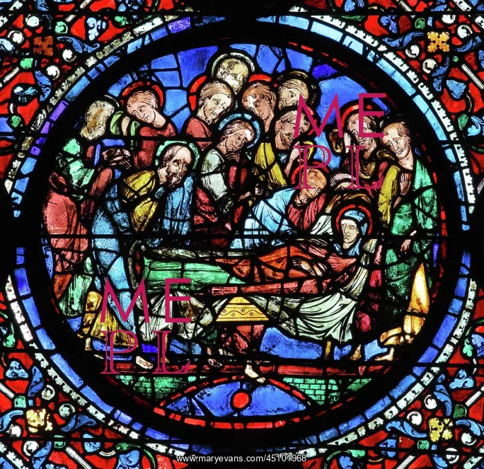 : Glorification of the Virgin stained glass window : Glorification of the Virgin stained glass window