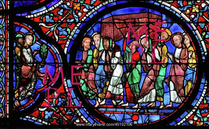 : Glorification of the Virgin stained glass window : Glorification of the Virgin stained glass window