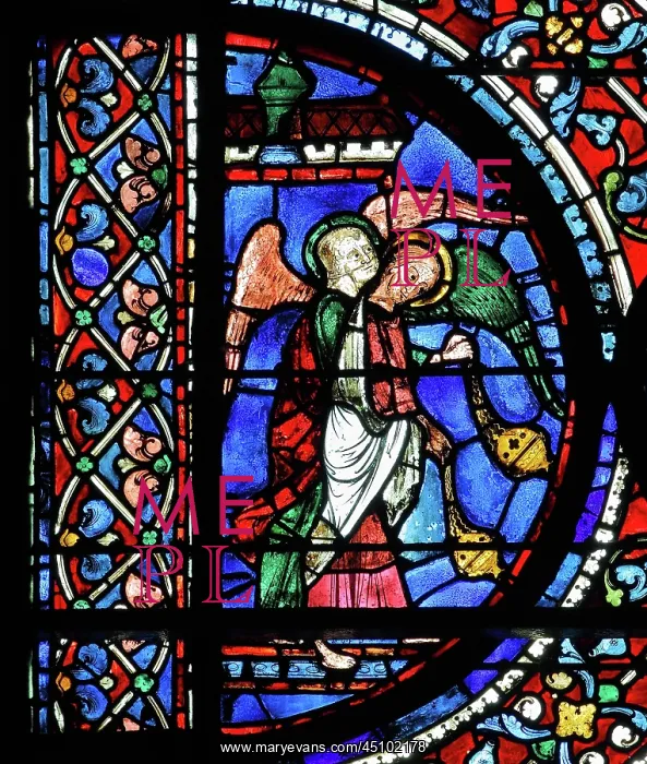 : Glorification of the Virgin stained glass window : Glorification of the Virgin stained glass window