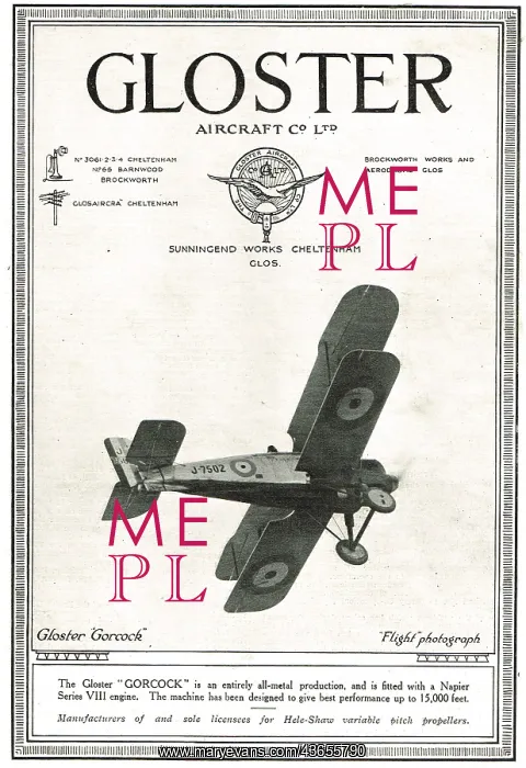 : Gloster Gorcock : Gloster Gorcock