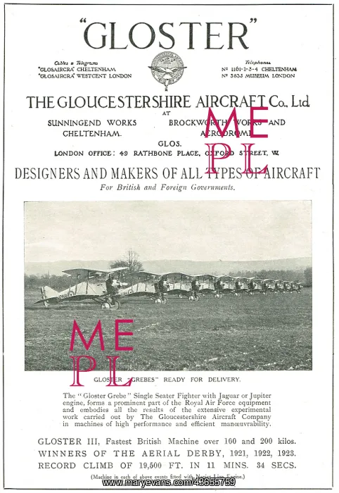  : Gloster Grebes Ready For Delivery