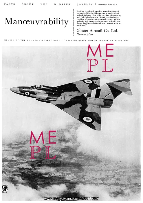 : Gloster Javelin Facts - Manoeuvrability : Gloster Javelin Facts - Manoeuvrability