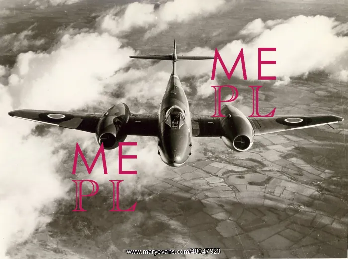 : Gloster Meteor F3 head-on : Gloster Meteor F3 head-on