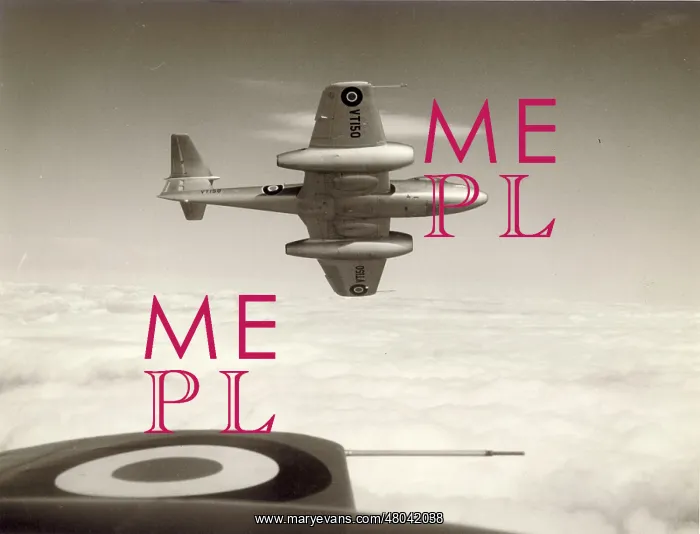 : The Gloster Meteor F8 prototype VT150 : The Gloster Meteor F8 prototype VT150
