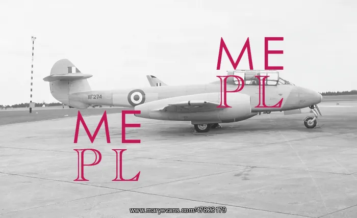 : Gloster Meteor T.7 XF274 : Gloster Meteor T.7 XF274