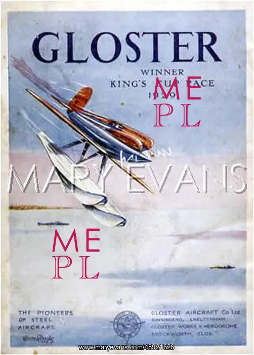 : GLOSTER SCHNEIDER TROPHY : GLOSTER SCHNEIDER TROPHY