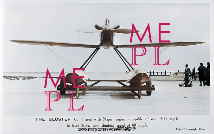 : Gloster VI seaplane with Napier engine : Gloster VI seaplane with Napier engine
