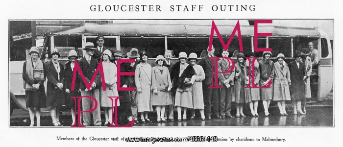 : Gloucester staff outing by charabanc - Halford Cycle Co. Ltd : Gloucester staff outing by charabanc - Halford Cycle Co. Ltd