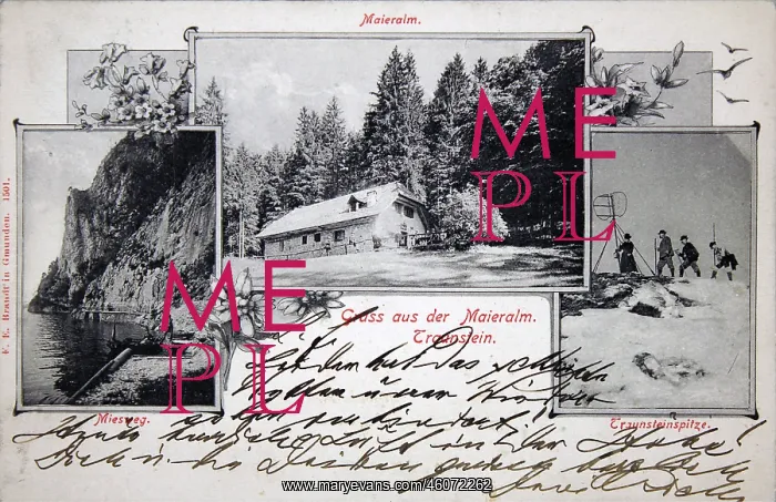 : Gmunden. Maieralm. Traunstein. Three views : Gmunden. Maieralm. Traunstein. Three views