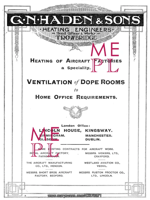 : G.N.Haden & Sons. Trowbridge. Industrial : G.N.Haden & Sons. Trowbridge. Industrial