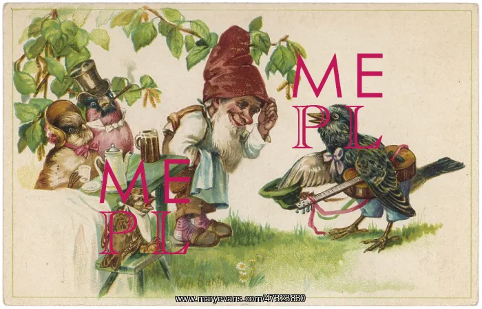  : GNOME SERVES BIRDS