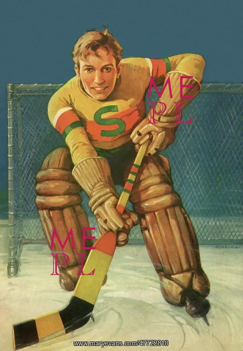 : Goalie Stands Ready : Goalie Stands Ready