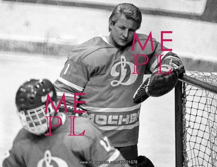 : Goalkeeper Vladimir Myshkin, 1985 : Goalkeeper Vladimir Myshkin, 1985