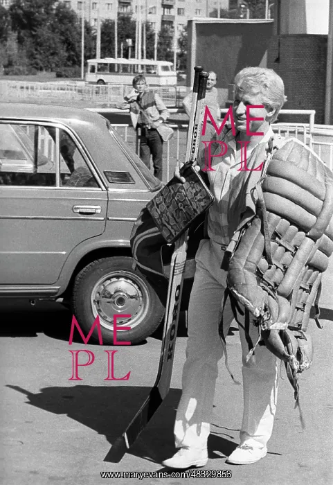 : Goalkeeper Vladimir Myshkin, 1986 : Goalkeeper Vladimir Myshkin, 1986