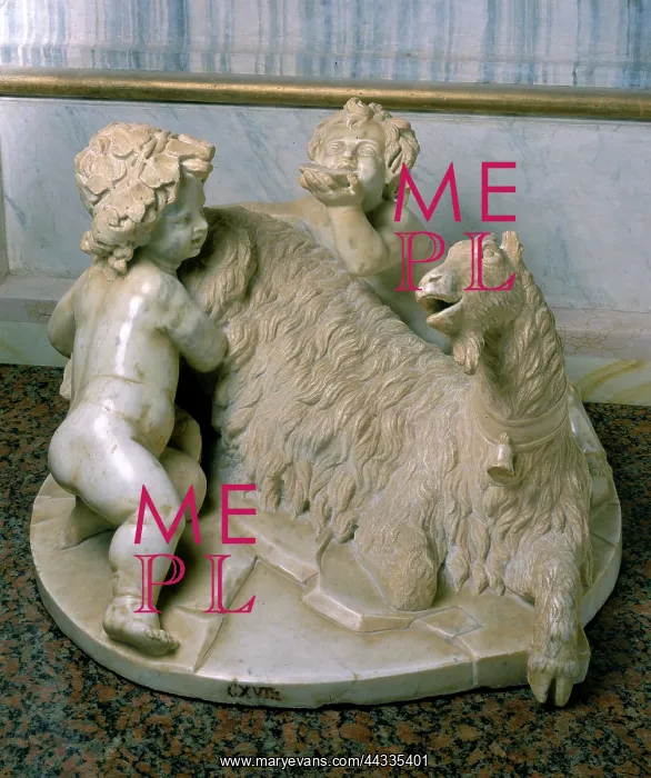 : The Goat Amalthea, sculpture by Bernini : The Goat Amalthea, sculpture by Bernini