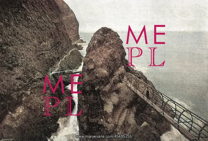 : Gobbins cliff path : Gobbins cliff path