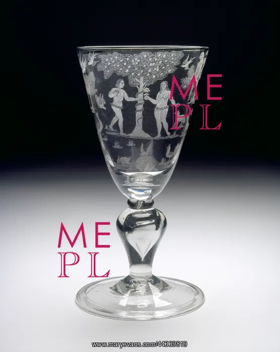 : Goblet of baluster form, with Adam and Eve : Goblet of baluster form, with Adam and Eve