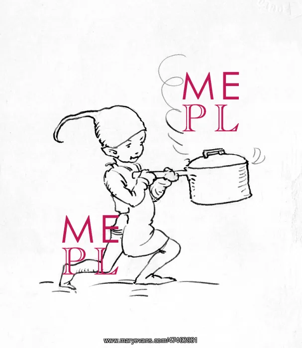 : Goblin with cooking pot : Goblin with cooking pot
