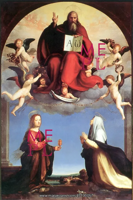 : God Appearing to Magdalena & Catherine : God Appearing to Magdalena & Catherine