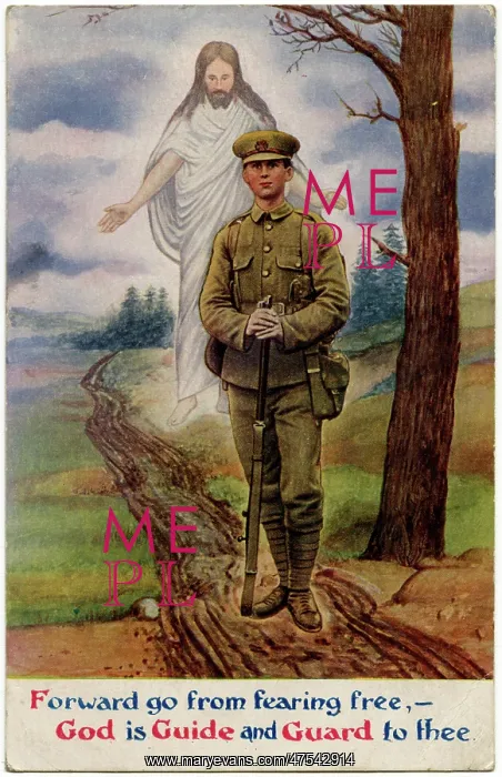 : God backs British soldiers : God backs British soldiers