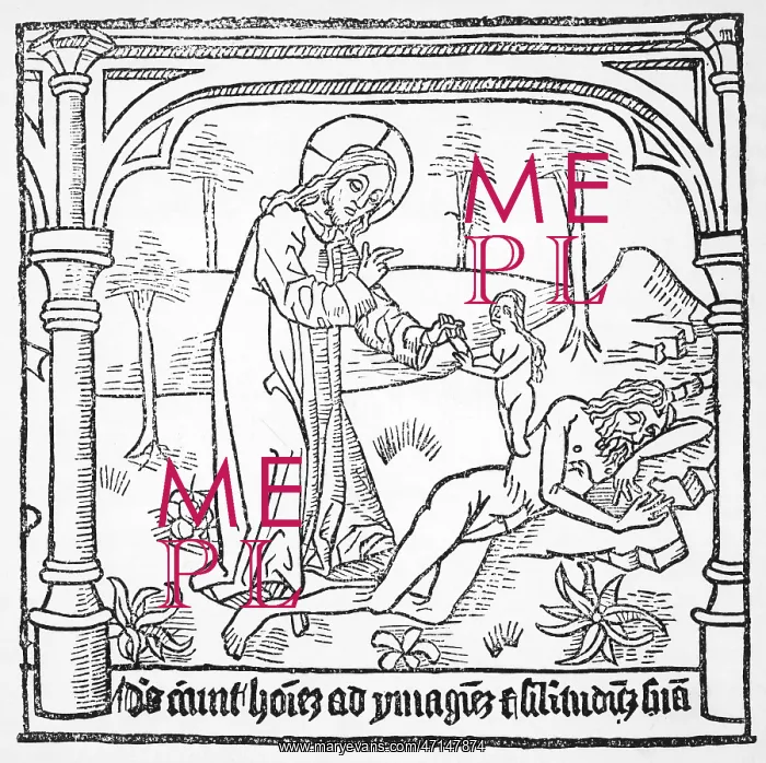 : God creating Eve from Adam's Rib