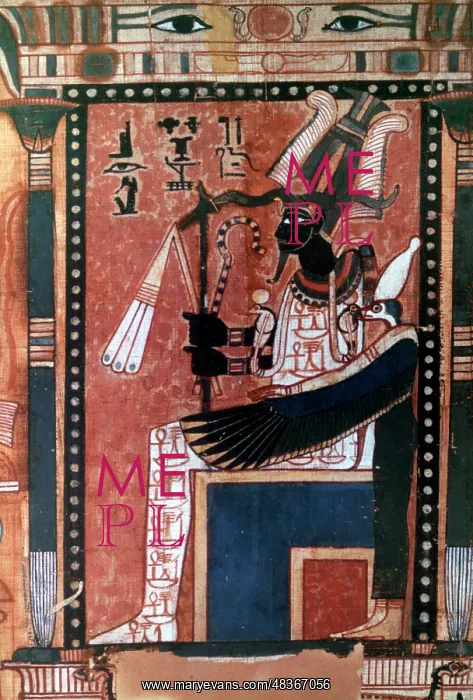  : The God Osiris, seated 19th dynasty, Egyptian
