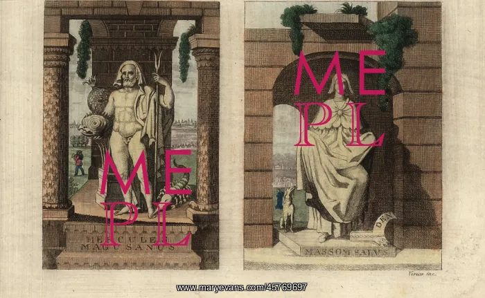 : The god Thor and goddess Nehalennia : The god Thor and goddess Nehalennia