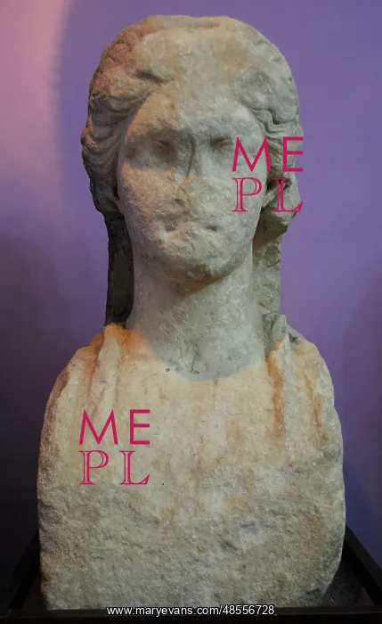 : Goddess Demeter. Marble. 4th century BC : Goddess Demeter. Marble. 4th century BC
