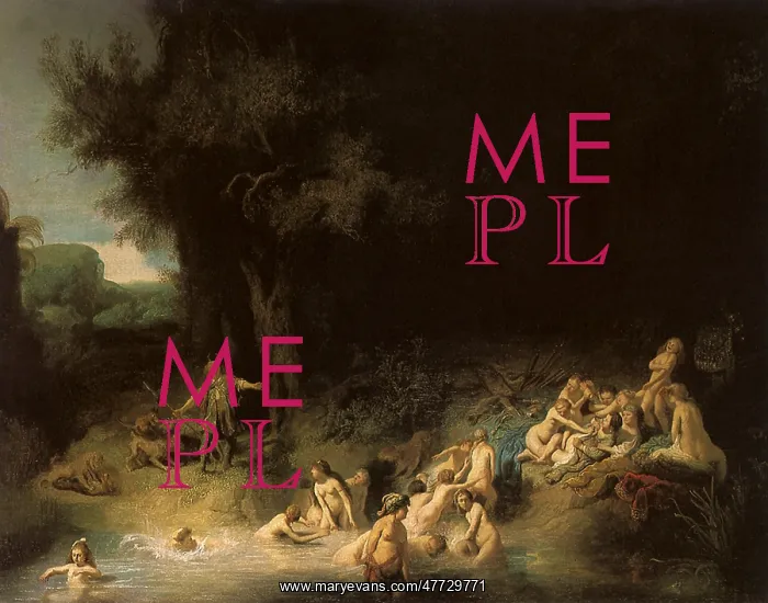 : The Goddess Diana Bathing, by Rembrandt : The Goddess Diana Bathing, by Rembrandt