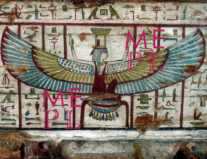 : The goddess Iside, detail of : The goddess Iside, detail of