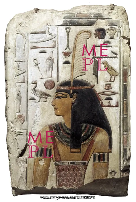 : Goddess Maat. 1312 -1298 BC. Represented with : Goddess Maat. 1312 -1298 BC. Represented with