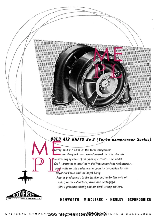 : Godfrey Aircraft Air Conditioning & Pressurization Systems : Godfrey Aircraft Air Conditioning & Pressurization Systems