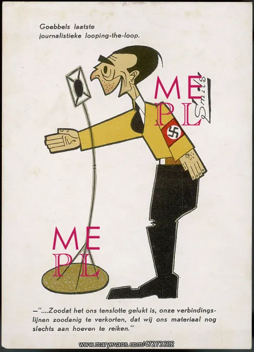  : GOEBBELS CARICATURED