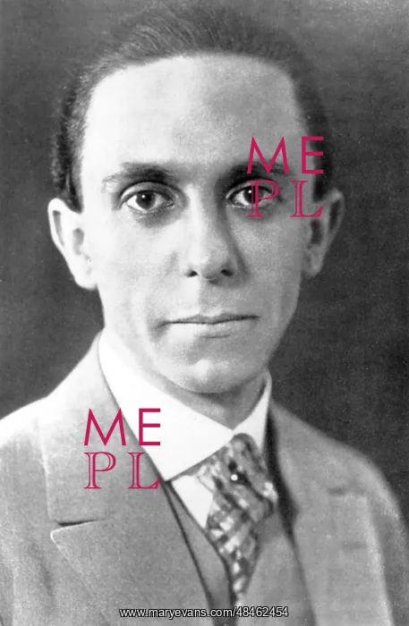 : GOEBBELS / OFFICIAL PHOTO : GOEBBELS / OFFICIAL PHOTO