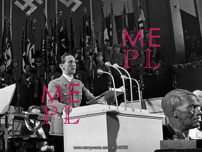  : Goebbels at the opening of the Week of the German Book