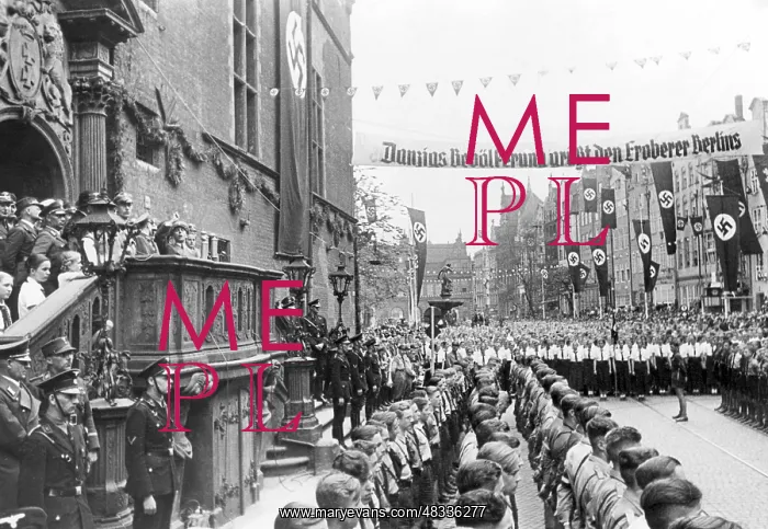 : Goebbels speaks in Gdansk : Goebbels speaks in Gdansk