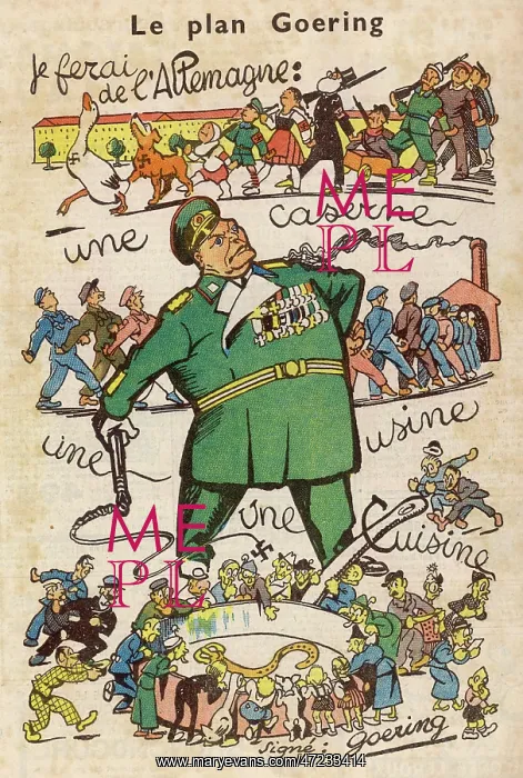 : GOERING CARICATURED : GOERING CARICATURED