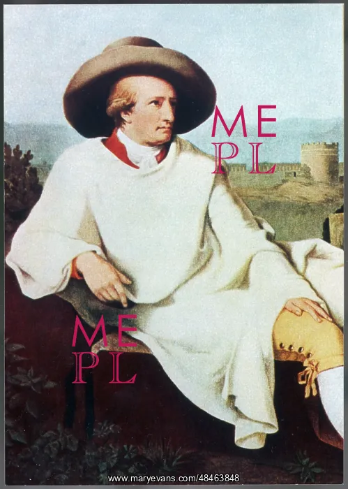 : GOETHE. JOHANN WOLFGANG VON GOETHE (1749 - 1832), German writer and scientist : GOETHE. JOHANN WOLFGANG VON GOETHE (1749 - 1832), German writer and scientist