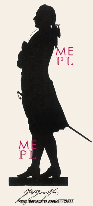 : Goethe - Silhouette - 1780 : Goethe - Silhouette - 1780