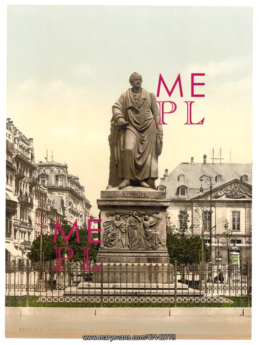 : Goethe's Monument, Frankfort on Main (i.e. Frankfurt am Main : Goethe's Monument, Frankfort on Main (i.e. Frankfurt am Main