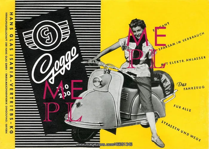 : Goggo motorcycle advert : Goggo motorcycle advert