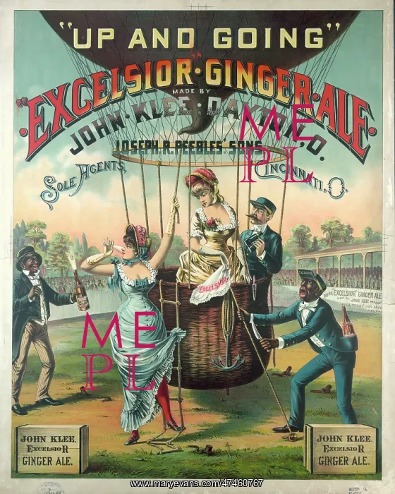 : Up and going, Excelsior ginger ale : Up and going, Excelsior ginger ale