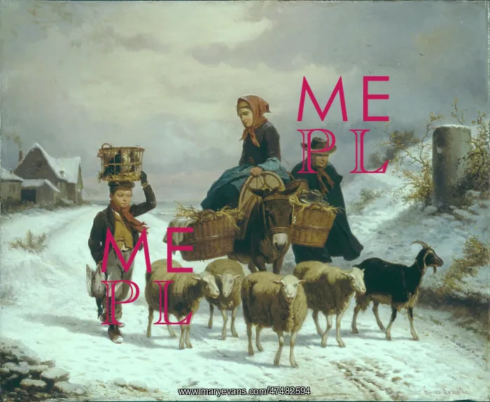 : Going to Market in the Snow : Going to Market in the Snow