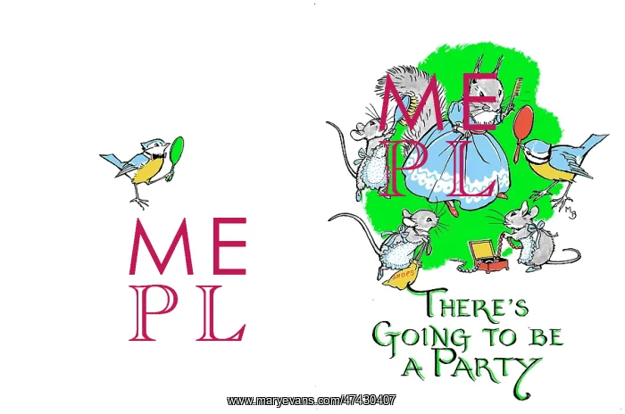 : There is going to be a party invitation card : There is going to be a party invitation card