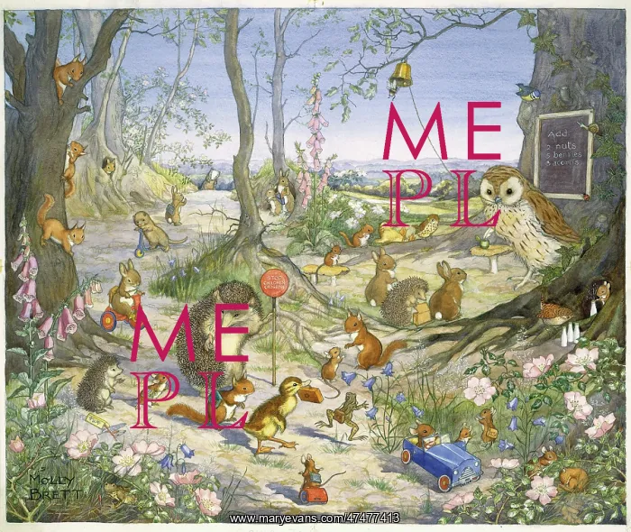 : Going to School - hedgehogs, rabbits, owls, etc : Going to School - hedgehogs, rabbits, owls, etc