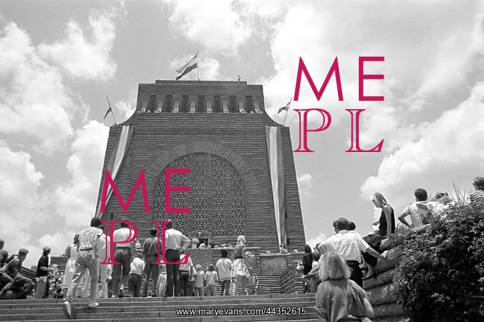 : Going up to the Voortrekker Monument at the commemoration : Going up to the Voortrekker Monument at the commemoration