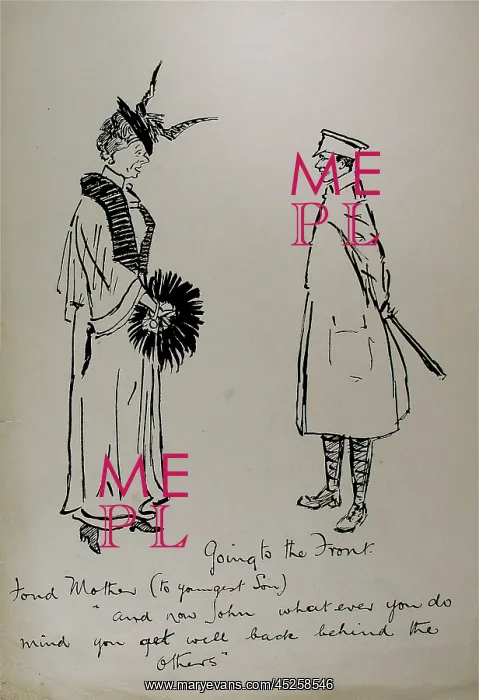 : Going to the Front - WWI black humour : Going to the Front - WWI black humour